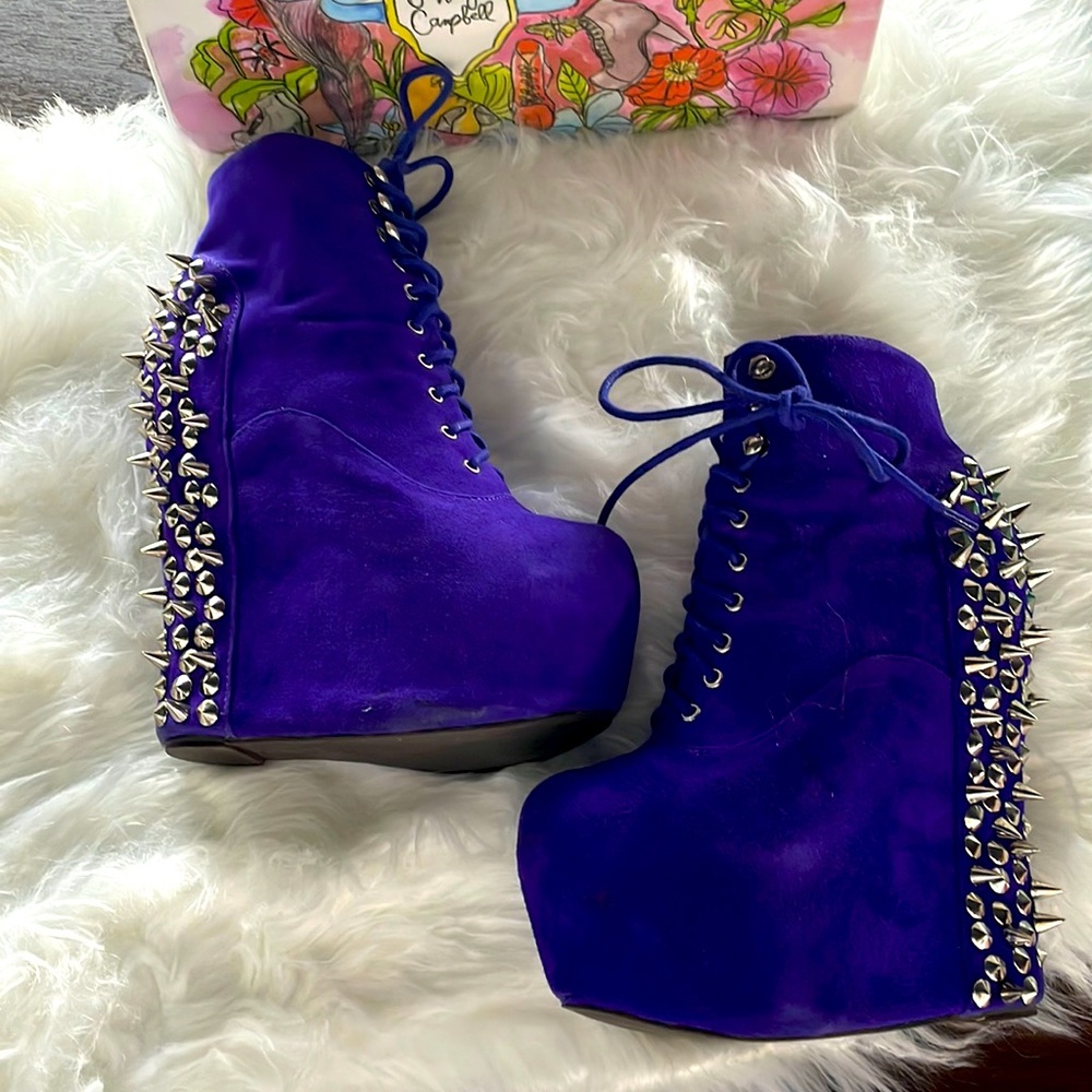 Jeffrey Campbell Suede Spike wedges